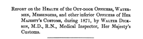 Deaths of Customs Officers (1871)
