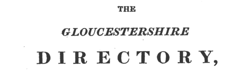 Cheltenham Directory
 (1820)