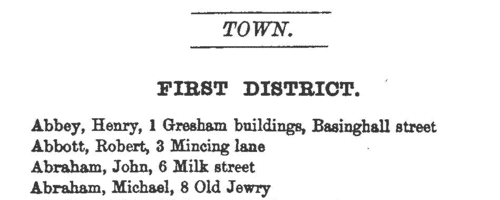 London Members of the National Provident Institution
 (1870)