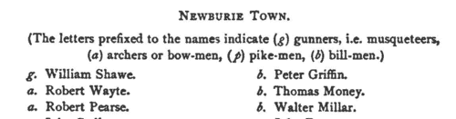 Able Men of Newbury, Berkshire
 (1569)