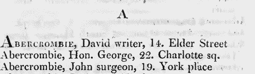 Edinburgh Directory (1819)