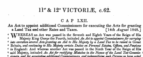 Berkshire Land Tax Commissioners
 (1848)