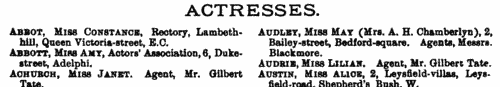 Actresses
 (1891)