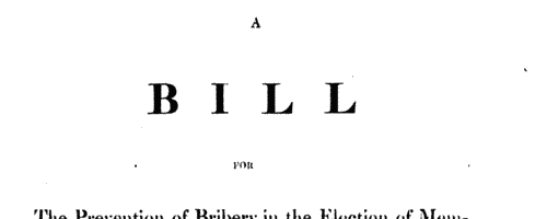 Bribed in Hull
 (1854)