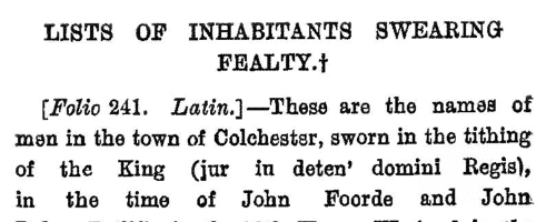 Inhabitants of Colchester (1464)