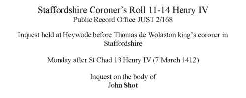 Staffordshire Jurors (1410)