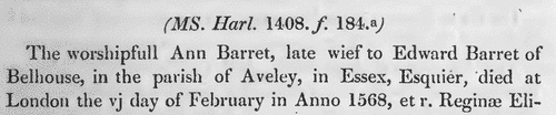 Funeral Certificates: Witnesses and Mourners (1594)